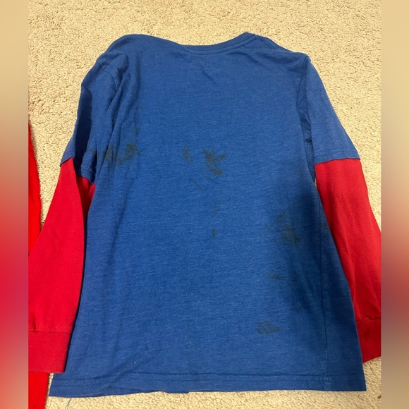 Boy’s Red Sonoma and Spider-Man Long Sleeve T-Shirt Set of 2 - Size Medium 10/12 - Picture 5 of 9